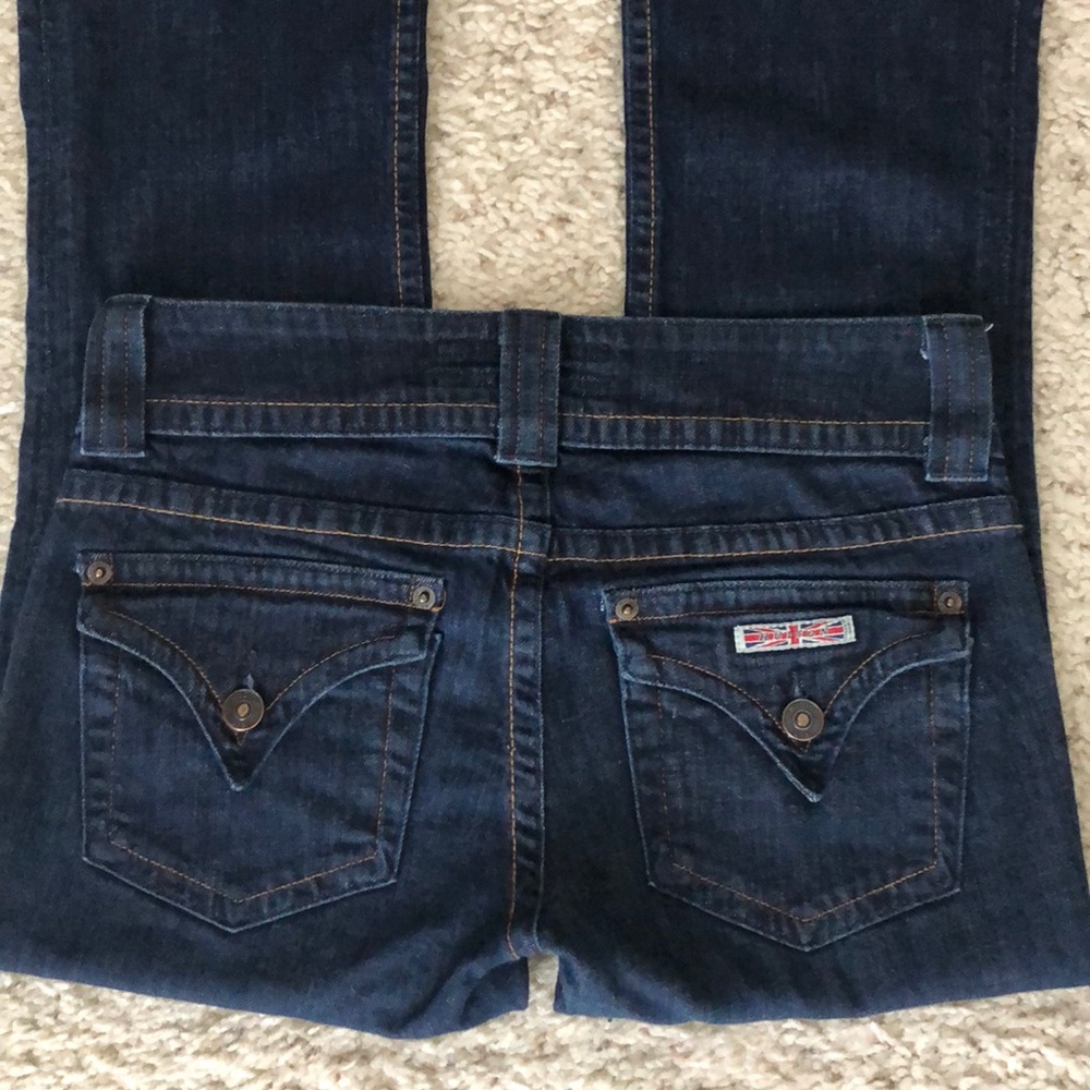 Hudson Jeans Sz 25 W 27 x 30 Back pocket flap
